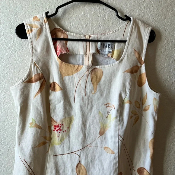 Floral Dress Job Career Y2K Vintage lily secretary fit shower minimalist classic - Picture 7 of 12